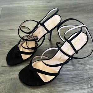 Stuart Weitzman Strappy Gladiator Heel Sandal